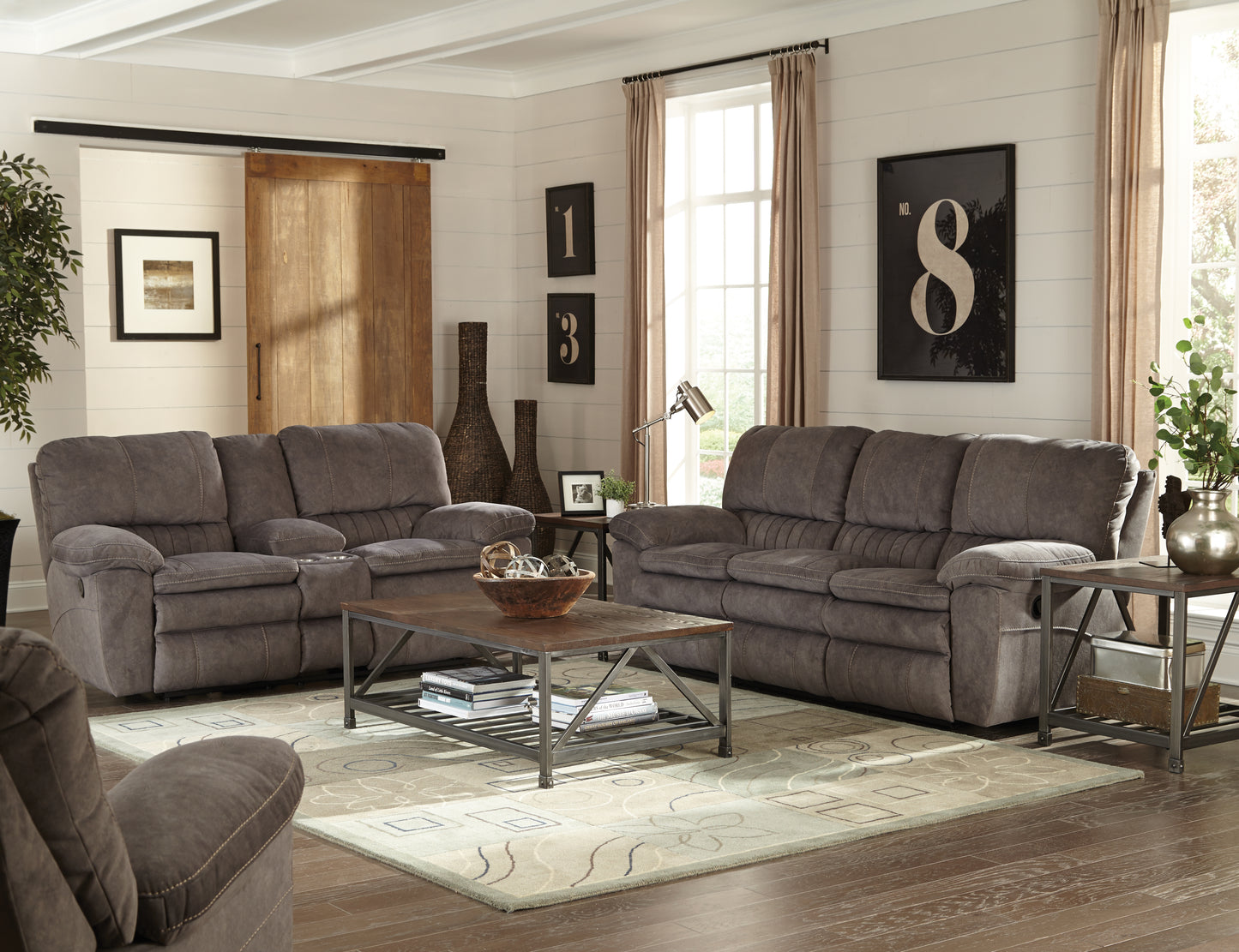 Reyes Reclining Sofa & Loveseat
