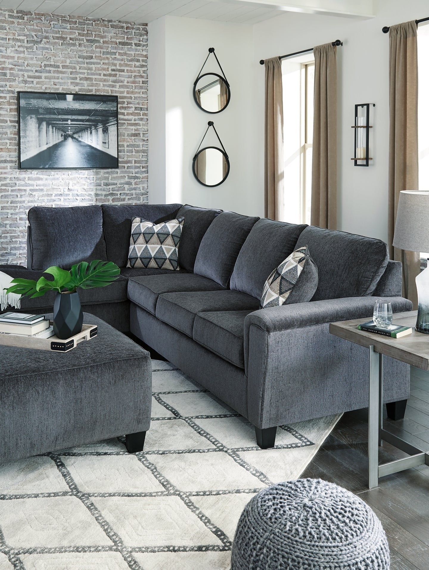 Abinger 2-Piece Sectional with Chaise at Towne & Country Furniture (AL) furniture, home furniture, home decor, sofa, bedding