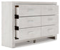 Altyra Six Drawer Dresser at Towne & Country Furniture (AL) furniture, home furniture, home decor, sofa, bedding