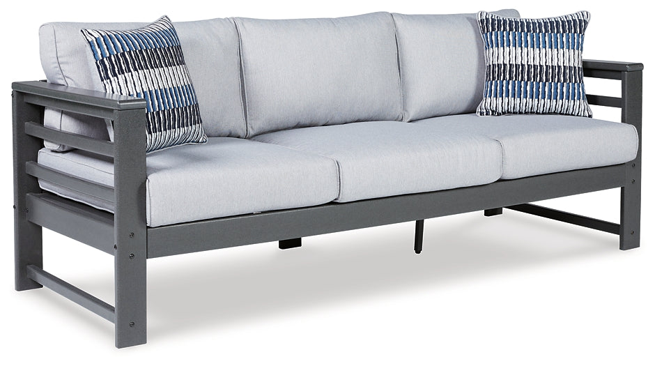Amora Outdoor Sofa with Coffee Table at Towne & Country Furniture (AL) furniture, home furniture, home decor, sofa, bedding