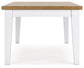 Ashbryn Rectangular Dining Room Table at Towne & Country Furniture (AL) furniture, home furniture, home decor, sofa, bedding