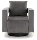 Ashley Express - Alcoma Swivel Accent Chair at Towne & Country Furniture (AL) furniture, home furniture, home decor, sofa, bedding