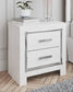 Ashley Express - Altyra Two Drawer Night Stand at Towne & Country Furniture (AL) furniture, home furniture, home decor, sofa, bedding