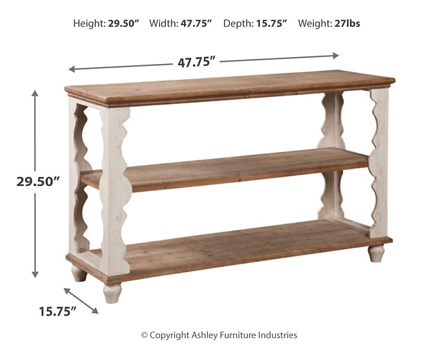Ashley Express - Alwyndale Console Sofa Table at Towne & Country Furniture (AL) furniture, home furniture, home decor, sofa, bedding