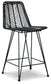 Ashley Express - Angentree Upholstered Barstool (2/CN) at Towne & Country Furniture (AL) furniture, home furniture, home decor, sofa, bedding