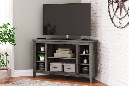 Ashley Express - Arlenbry Corner TV Stand/Fireplace OPT at Towne & Country Furniture (AL) furniture, home furniture, home decor, sofa, bedding