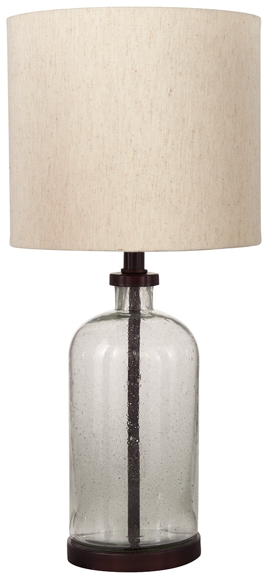 Ashley Express - Bandile Glass Table Lamp (1/CN) at Towne & Country Furniture (AL) furniture, home furniture, home decor, sofa, bedding