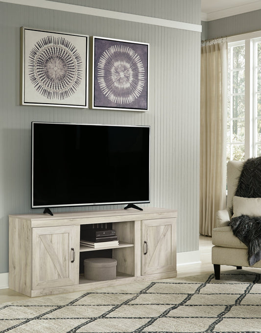 Ashley Express - Bellaby LG TV Stand w/Fireplace Option at Towne & Country Furniture (AL) furniture, home furniture, home decor, sofa, bedding