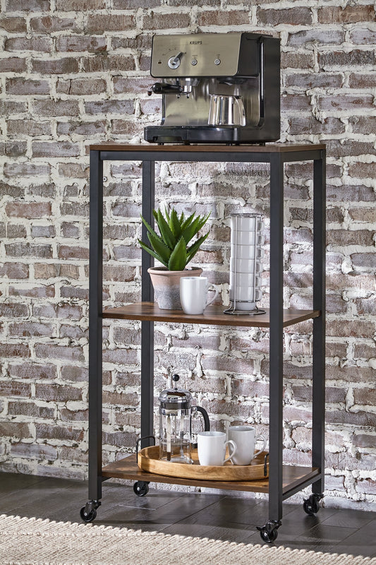 Ashley Express - Bevinfield Bar Cart at Towne & Country Furniture (AL) furniture, home furniture, home decor, sofa, bedding