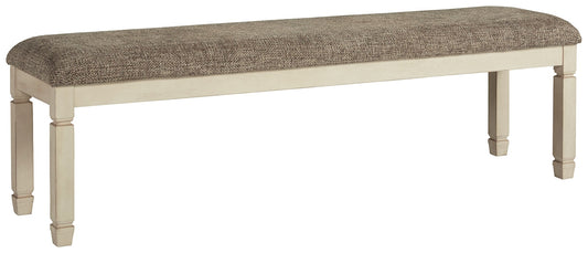Ashley Express - Bolanburg Extra Large UPH DRM Bench at Towne & Country Furniture (AL) furniture, home furniture, home decor, sofa, bedding