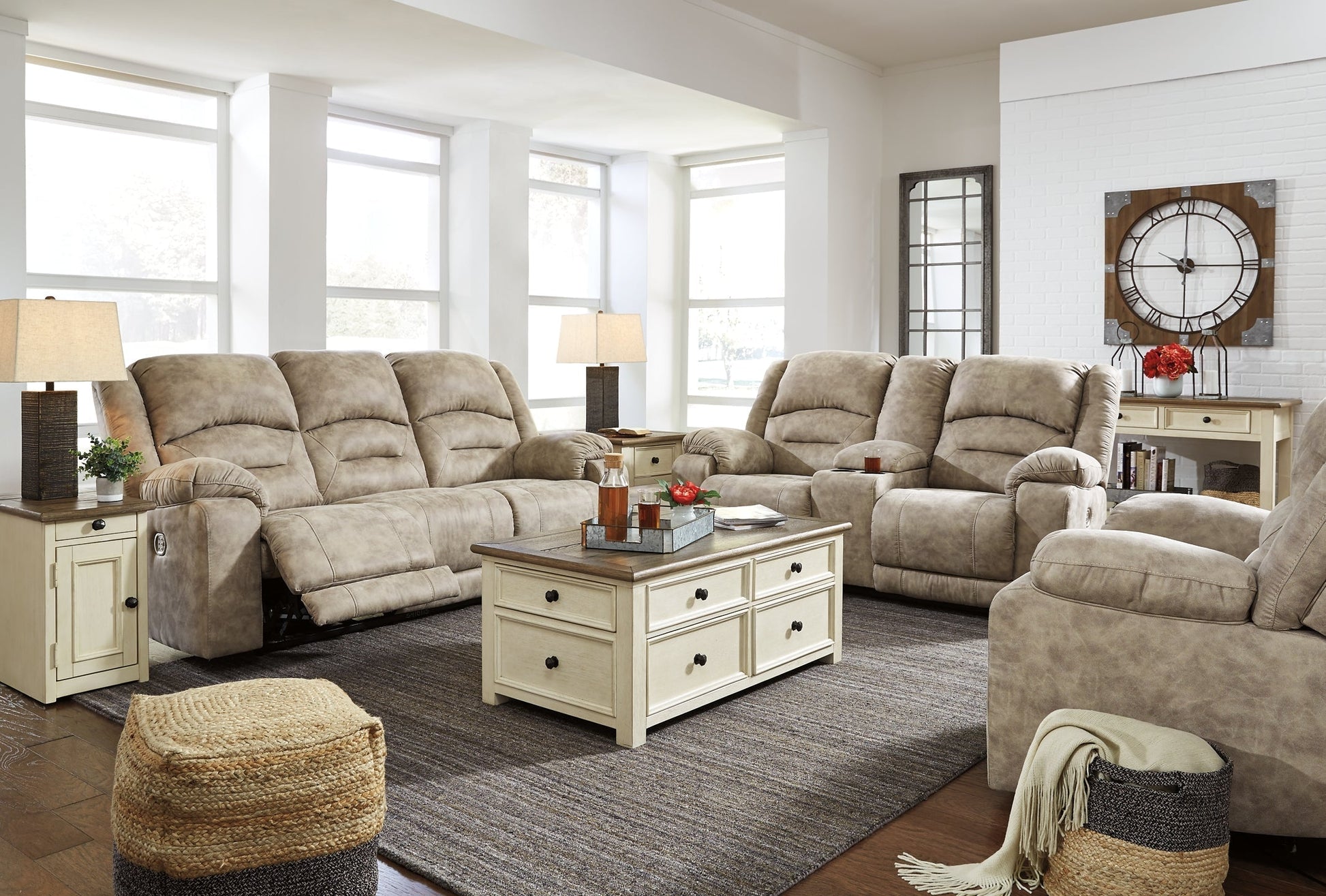 Ashley Express - Bolanburg Sofa Table at Towne & Country Furniture (AL) furniture, home furniture, home decor, sofa, bedding