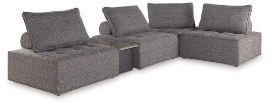 Ashley Express - Bree Zee 5-Piece Outdoor Sectional at Towne & Country Furniture (AL) furniture, home furniture, home decor, sofa, bedding