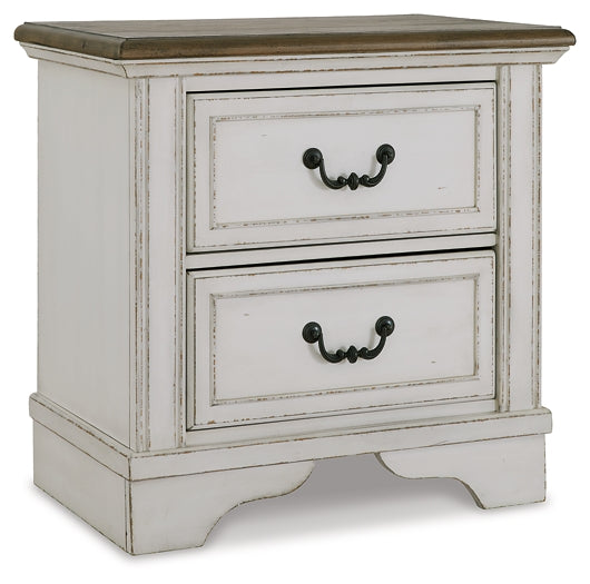 Ashley Express - Brollyn Two Drawer Night Stand at Towne & Country Furniture (AL) furniture, home furniture, home decor, sofa, bedding