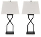 Ashley Express - Brookthrone Metal Table Lamp (2/CN) at Towne & Country Furniture (AL) furniture, home furniture, home decor, sofa, bedding