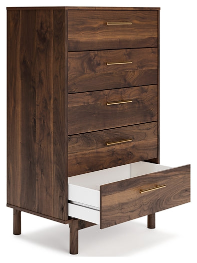 Ashley Express - Calverson Five Drawer Chest at Towne & Country Furniture (AL) furniture, home furniture, home decor, sofa, bedding