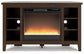 Ashley Express - Camiburg Corner TV Stand with Electric Fireplace at Towne & Country Furniture (AL) furniture, home furniture, home decor, sofa, bedding