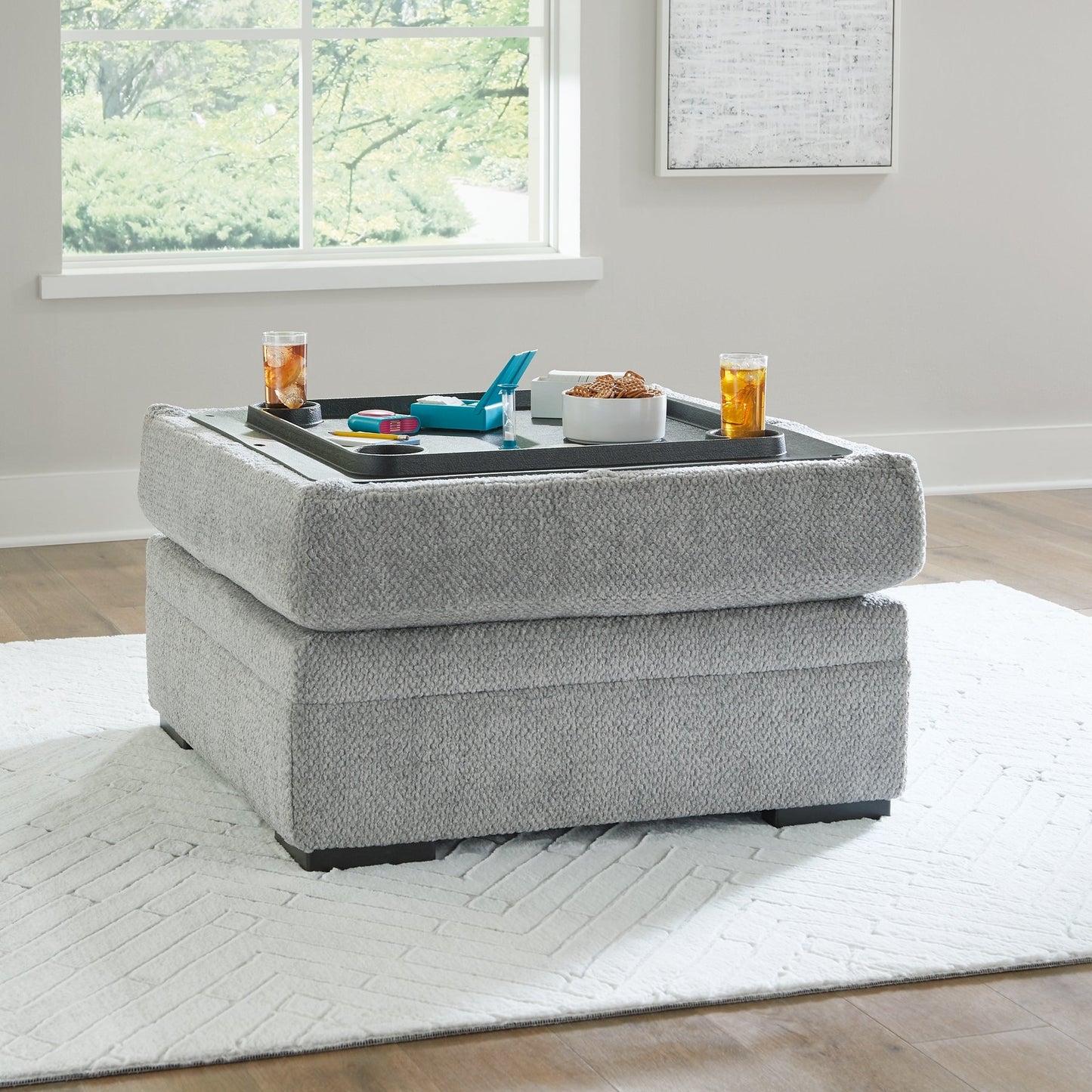 Ashley Express - Casselbury Ottoman With Storage at Towne & Country Furniture (AL) furniture, home furniture, home decor, sofa, bedding