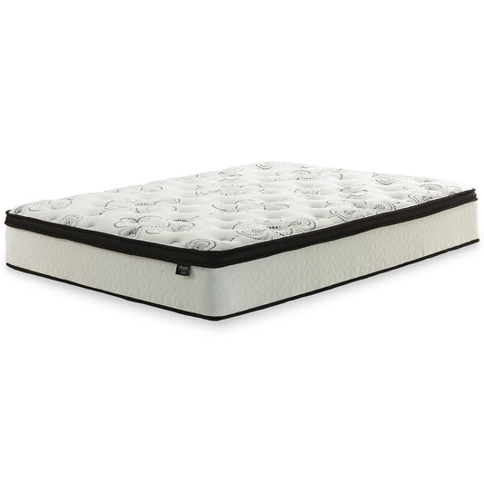Ashley Express - Chime 12 Inch Hybrid Mattress with Adjustable Base at Towne & Country Furniture (AL) furniture, home furniture, home decor, sofa, bedding