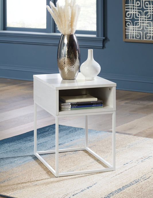 Ashley Express - Deznee Rectangular End Table at Towne & Country Furniture (AL) furniture, home furniture, home decor, sofa, bedding