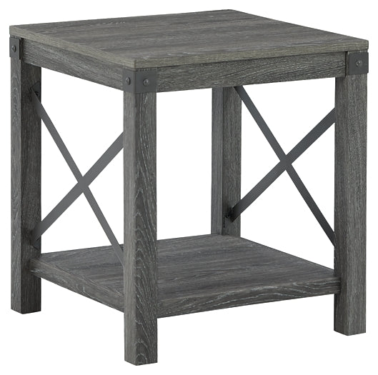 Ashley Express - Freedan Square End Table at Towne & Country Furniture (AL) furniture, home furniture, home decor, sofa, bedding
