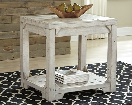 Ashley Express - Fregine Rectangular End Table at Towne & Country Furniture (AL) furniture, home furniture, home decor, sofa, bedding