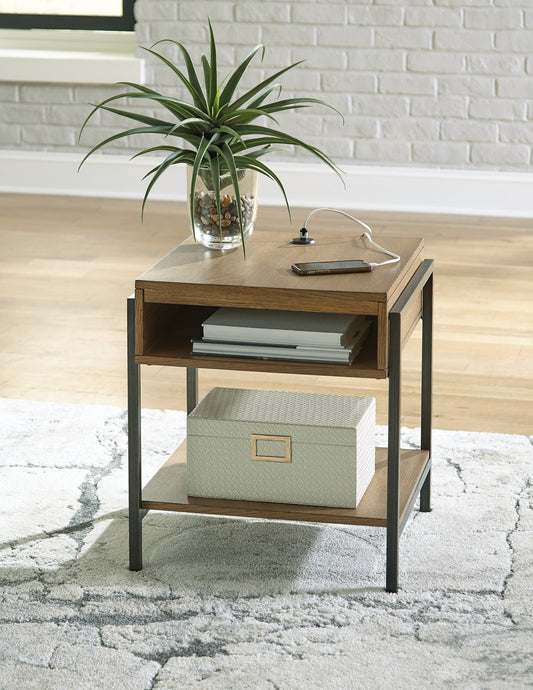 Ashley Express - Fridley Rectangular End Table at Towne & Country Furniture (AL) furniture, home furniture, home decor, sofa, bedding
