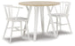 Ashley Express - Grannen Dining Table and 2 Chairs at Towne & Country Furniture (AL) furniture, home furniture, home decor, sofa, bedding