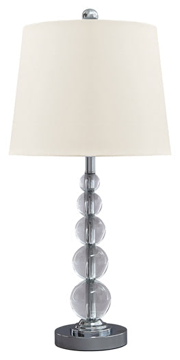 Ashley Express - Joaquin Crystal Table Lamp (2/CN) at Towne & Country Furniture (AL) furniture, home furniture, home decor, sofa, bedding