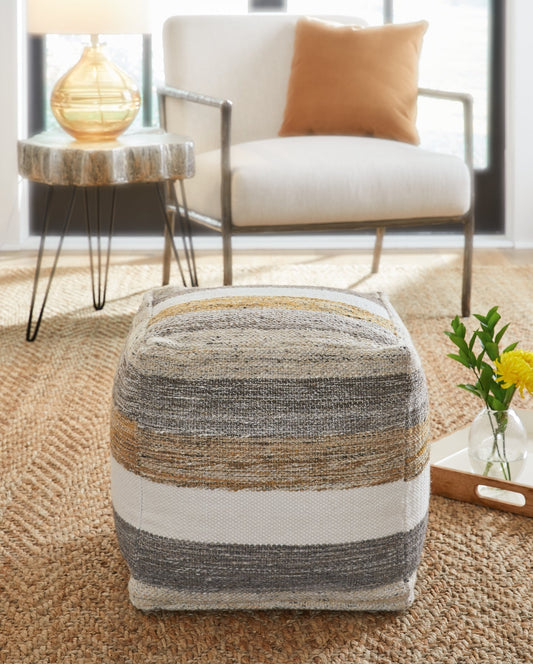 Ashley Express - Josalind Pouf at Towne & Country Furniture (AL) furniture, home furniture, home decor, sofa, bedding