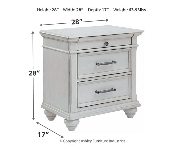 Ashley Express - Kanwyn Three Drawer Night Stand at Towne & Country Furniture (AL) furniture, home furniture, home decor, sofa, bedding