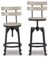 Ashley Express - Karisslyn Swivel Barstool (2/CN) at Towne & Country Furniture (AL) furniture, home furniture, home decor, sofa, bedding