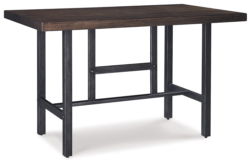 Ashley Express - Kavara Counter Height Dining Table and 2 Barstools at Towne & Country Furniture (AL) furniture, home furniture, home decor, sofa, bedding