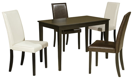 Ashley Express - Kimonte Dining Table and 4 Chairs at Towne & Country Furniture (AL) furniture, home furniture, home decor, sofa, bedding