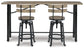 Ashley Express - Lesterton Counter Height Dining Table and 2 Barstools at Towne & Country Furniture (AL) furniture, home furniture, home decor, sofa, bedding