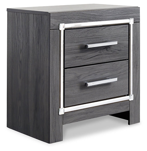 Ashley Express - Lodanna Two Drawer Night Stand at Towne & Country Furniture (AL) furniture, home furniture, home decor, sofa, bedding
