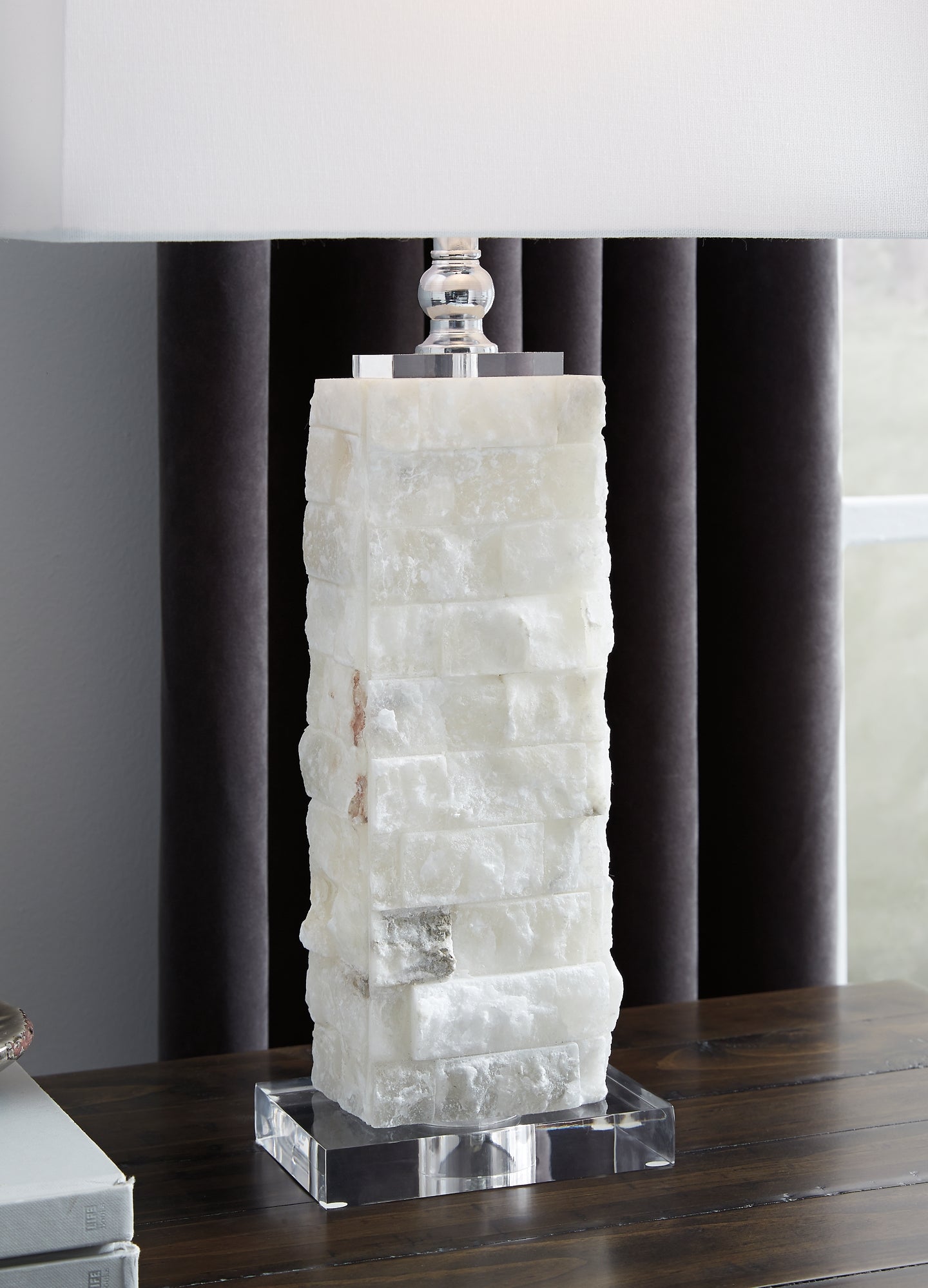 Ashley Express - Malise Alabaster Table Lamp (1/CN) at Towne & Country Furniture (AL) furniture, home furniture, home decor, sofa, bedding