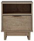 Ashley Express - Oliah One Drawer Night Stand at Towne & Country Furniture (AL) furniture, home furniture, home decor, sofa, bedding
