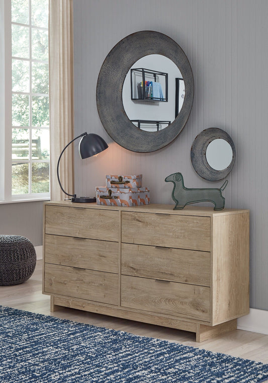 Ashley Express - Oliah Six Drawer Dresser at Towne & Country Furniture (AL) furniture, home furniture, home decor, sofa, bedding