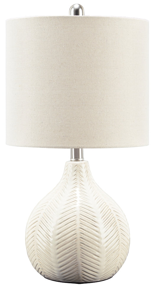 Ashley Express - Rainermen Ceramic Table Lamp (1/CN) at Towne & Country Furniture (AL) furniture, home furniture, home decor, sofa, bedding