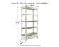 Ashley Express - Realyn Bookcase at Towne & Country Furniture (AL) furniture, home furniture, home decor, sofa, bedding