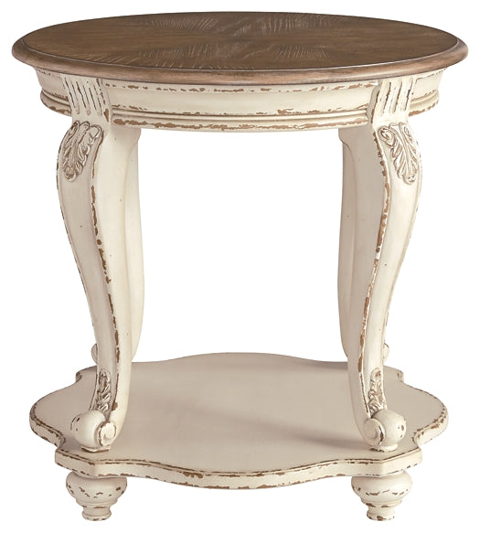 Ashley Express - Realyn Round End Table at Towne & Country Furniture (AL) furniture, home furniture, home decor, sofa, bedding
