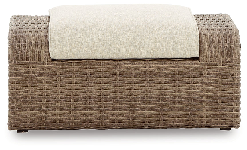 Ashley Express - Sandy Bloom Ottoman with Cushion at Towne & Country Furniture (AL) furniture, home furniture, home decor, sofa, bedding