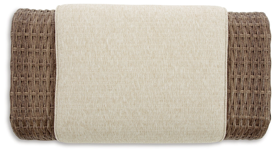 Ashley Express - Sandy Bloom Ottoman with Cushion at Towne & Country Furniture (AL) furniture, home furniture, home decor, sofa, bedding