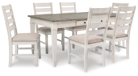 Ashley Express - Skempton Dining Table and 6 Chairs at Towne & Country Furniture (AL) furniture, home furniture, home decor, sofa, bedding