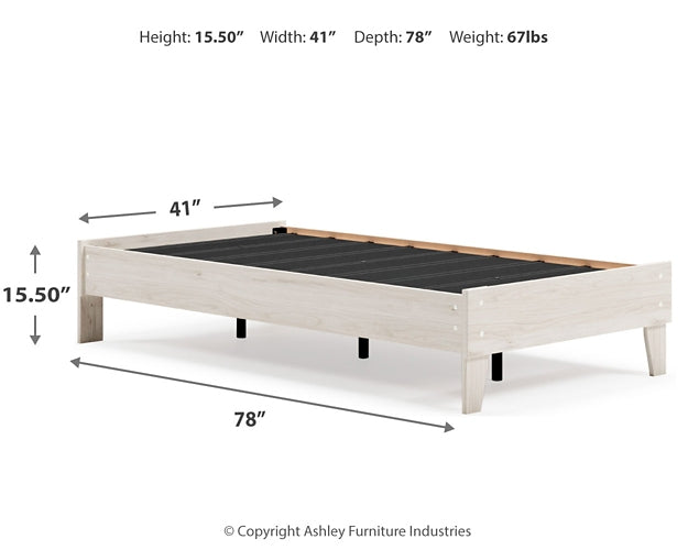 Ashley Express - Socalle  Platform Bed at Towne & Country Furniture (AL) furniture, home furniture, home decor, sofa, bedding