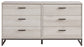 Ashley Express - Socalle Six Drawer Dresser at Towne & Country Furniture (AL) furniture, home furniture, home decor, sofa, bedding