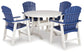 Ashley Express - Toretto Outdoor Dining Table and 4 Chairs at Towne & Country Furniture (AL) furniture, home furniture, home decor, sofa, bedding