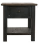 Ashley Express - Tyler Creek Rectangular End Table at Towne & Country Furniture (AL) furniture, home furniture, home decor, sofa, bedding