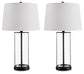 Ashley Express - Wilmburgh Glass Table Lamp (2/CN) at Towne & Country Furniture (AL) furniture, home furniture, home decor, sofa, bedding