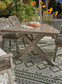 Beach Front Outdoor Dining Table and 4 Chairs at Towne & Country Furniture (AL) furniture, home furniture, home decor, sofa, bedding